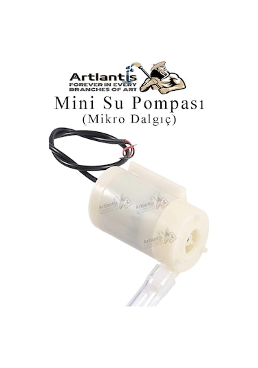 Mini Su Pompası Deney Seti 1 Adet Hortum Pil Yatağı Anahtar Mikro Dalgıç Pompa Solonoid Su Pompası Küçük Akvaryum Motoru