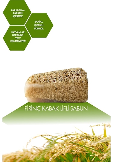 Le Balvo Kabak Lifli Pirinç Sabunu 110 G
