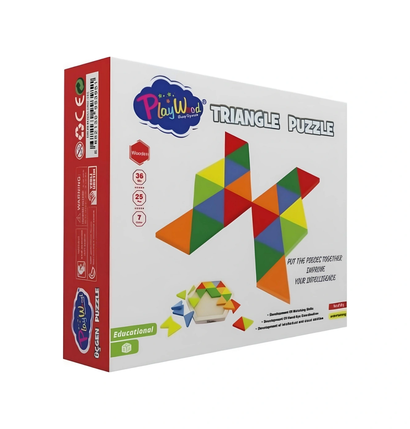 Ahşap Üçgen Puzzle
