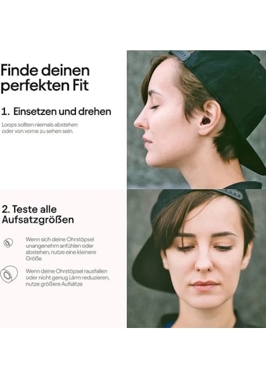 Loop Experience - Gürültü Önleyici Kulak Tıkacı 18 Db - Kulak Koruması - Siyah