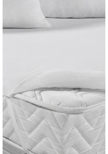 Divanev Yastık Kılıflı Micro Alezi 90x190 Cm Tek Kişilik Alez Ve Alez Yastık Kılıfı Beyaz