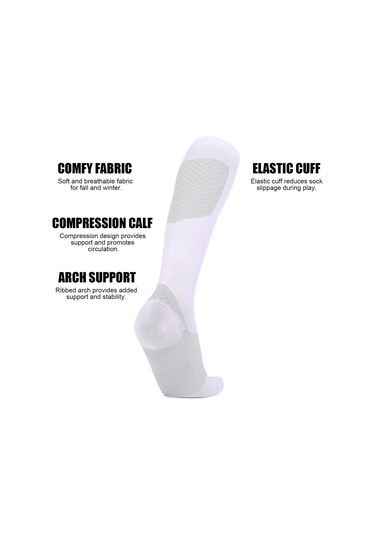 Youmex Spor Kompresyon Çorapları: Topuk Ve Arka Desteği, Nefesli Kumaş, Çok Renk Seçeneği, Unisex, 1 Çift Y-09 Turuncu