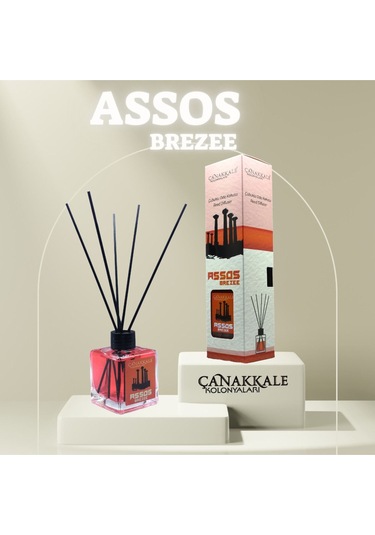 Çanakkale Kolonyaları Assos Bambu Çubuklu Oda Kokusu Cam 100 ML