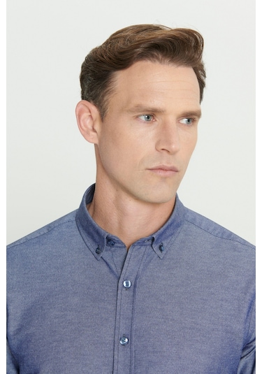 AC&Co / Altınyıldız Classics Erkek Gömlek (465701802) Mavi