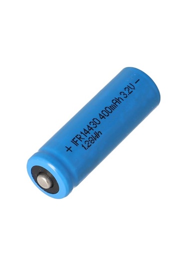 Ifr 14430 - 400 Mah 3.2V lifepo4 Pil Düğme Üstü Korumasız