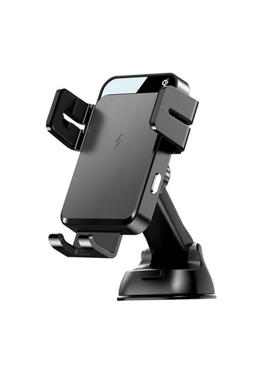 Joyroom Jr-zs219 Kablosuz Şarj 15w Vantuzlu Cep Telefonu Tutucu Siyah Çok Renkli