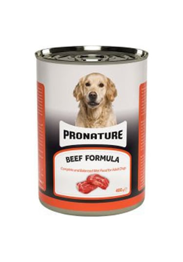 Pronature Sığır Etli Parça Etli Konserve Yetişkin Köpek Maması 400 G