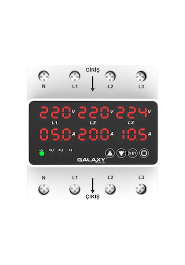 Galaxy D380 Trifaze Akım Kontrol Cihazı 63a