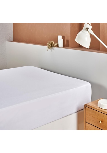 Taç Alez Easy Sıvı Geçirmez 160X200 Çift Kişilik Beyaz