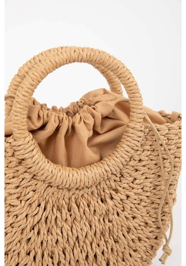 Defacto Kadın Hasır El Çantası B9045axnsbg217 Bej Defacto Kadın Hasır El Çantası B9045axnsbg217 Bej