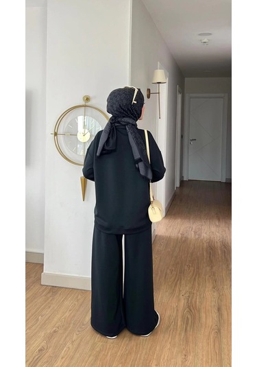 Emily Modal Kumaş Fermuarlı Tesettür İkili Alt Üst Takım Çok Renkli