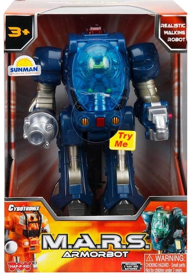 M.a.r.s Sesli Ve Işıklı Zırhlı Robot
