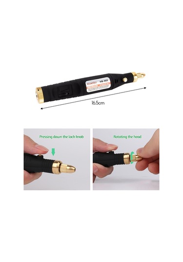 Ximistore9 Hb-005 Mini El Aleti - 5000-18000 Rpm Ayarlı, 15 Parça Aksesuarlı, Taşlama Ve Parlatma İçin Kompakt