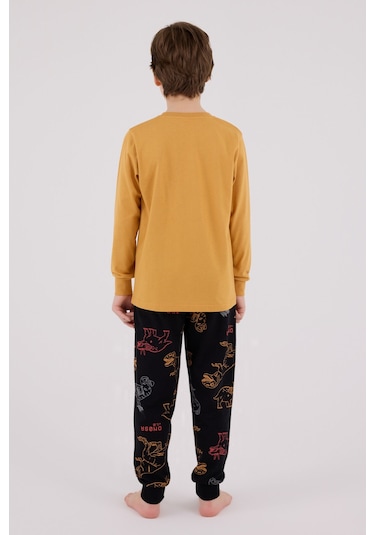 Rolypoly Erkek Çocuk Sarı Pijama Takımı Rp3672-c-v1
