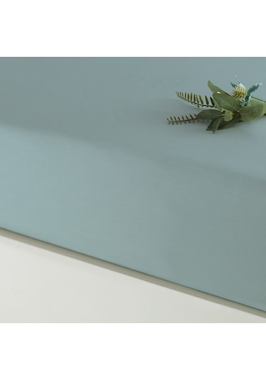 Linens Mix&Match Saten Çift Kişilik Lastikli Çarşaf Yeşil