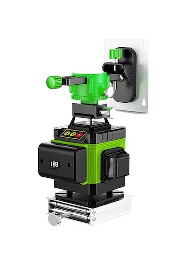 Misda 12 Hatlı Yeşil Işık Seviyesi Duvardan Zemine Yüksek Hassasiyetli Güçlü Işık 16 Hatlı Kızılötesi Dış Mekan 12 Hat İçin Özel Teklif 1 Pil, 1 Şarj