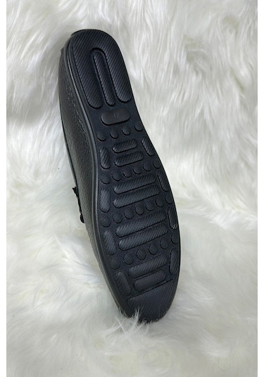 Günlük Erkek Hakiki Deri Siyah Tokalı Kaymaz Taban Casual Klasik Ayakkabı Rahat 600 - 601 - 603 Düz Siyah Günlük Erkek Hakiki Deri Siyah Tokalı Kaymaz Taban Casual Klasik Ayakkabı Rahat 600 - 601 - 603 Düz Siyah