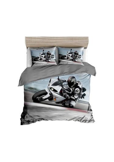 Raceıng 3d Çocuk Nevresim Takımı 160 240 Cm Antibakteriyel Organ