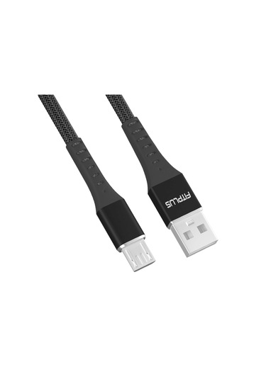 FitPlus Strong ST-111 Micro USB Data/Şarj Kablosu 3A 1 MT- Siyah