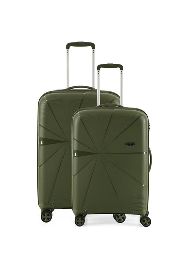 Ççs 5264 Büyük Orta 2 Li Valiz Seti Haki