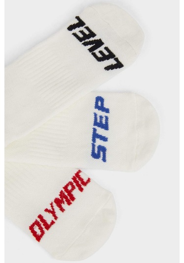 Defacto Erkek Çocuk 3lü Pamuklu Kısa Spor Çorap F4696a8nswt1 Beyaz Defacto Erkek Çocuk 3lü Pamuklu Kısa Spor Çorap F4696a8nswt1 Beyaz