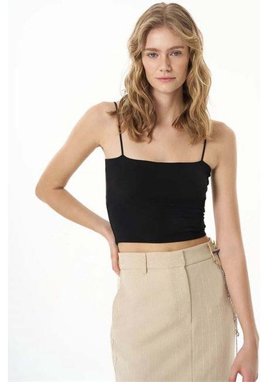 Quzu Siyah Kadın Bluz Atl00159 Siyah