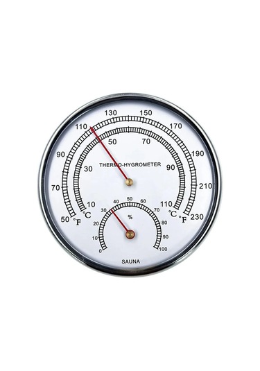 Yunboo Sauna Odası İçin Sıcaklık Ve Nem Ölçer - Yüksek Sıcaklığa Dayanıklı Büyük Ekranlı Termometre-higrometre