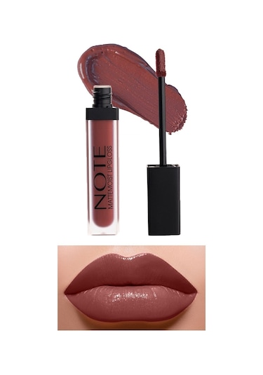 Note Cosmetique Mattemoist Lipgloss Yarı Mat Saten Bitişli Likit Ruj 415 Shy Berry - Bordo