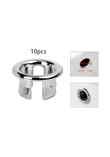 Suntek Mutfak Hollow Için 10 Adet Lavabo Taşma Kapağı Taşma