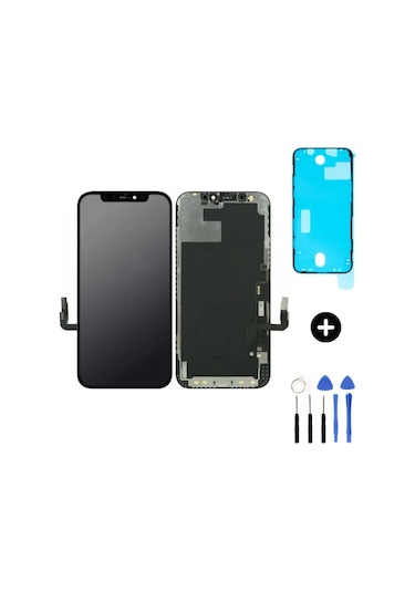 İphone 12 Pro Max Uyumlu Lcd Dokunmatik Ekran + Montaj Seti