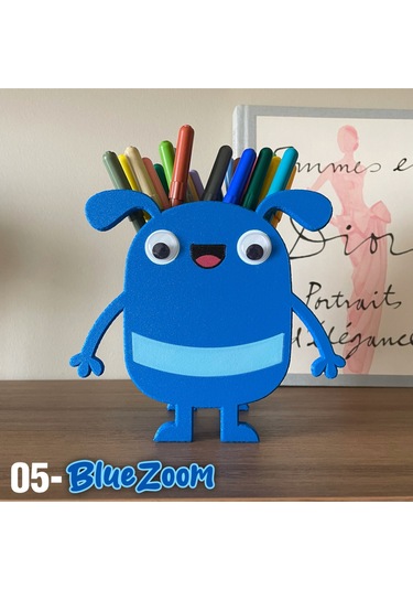 Bluezoom Mavi Canavar Kalemlik Masa Üstü Düzenleyici