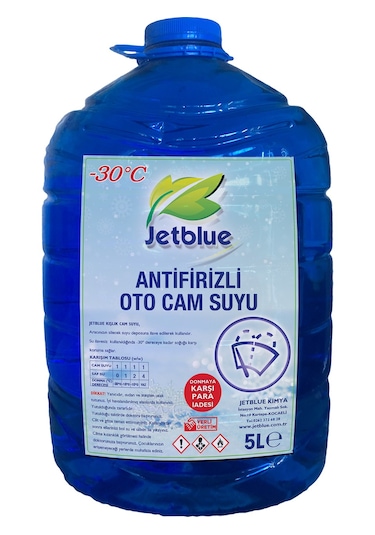 Jetblue Kışlık Oto Cam Suyu 5 Lt