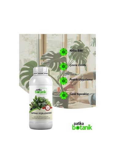 500 Ml Yaprak Yeşillendirici - Süs Bitkileri İçin- Topraktan