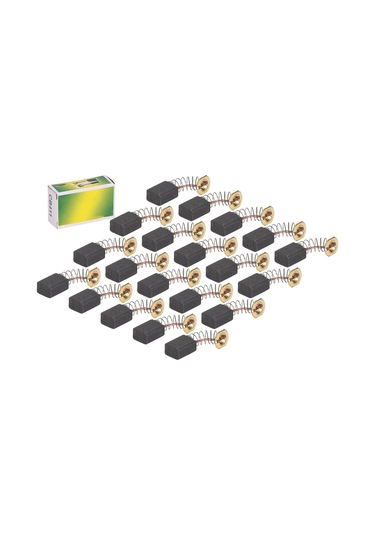 Yaozixa 20 Adet Bakır Motor Karbon Fırçası - El Matkap, Açımlı, Blower, Mikser Ve Tıraş Makinesi İçin Dayanıklı Değiştirme Parçası