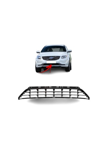 Xc60 Ön Tampon Alt Orta Izgara 2014-2017 Park Sensörlü