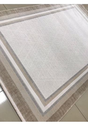 Padişah Halı Eternity 78676 070 Serisi Akrilik Salon Oturma Odası Halısı Kahve - Krem