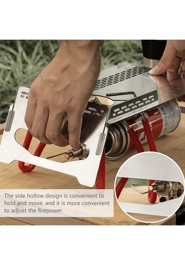 Maiyame Soto310 Çelik Çadır Ocağı Tabanı, Rüzgar Direnci Ve Isı Yalıtımı, Piknik-barbekü İçin Taşınabilir Ve Parçalanabilir Masa Gümüş