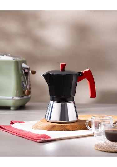 Carla Moka Pot - Çelik - 300 Ml