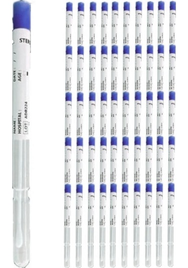 Beyanlab Stuart Besiyerli Swab Steril Eküvyon Çubuğu 50'li