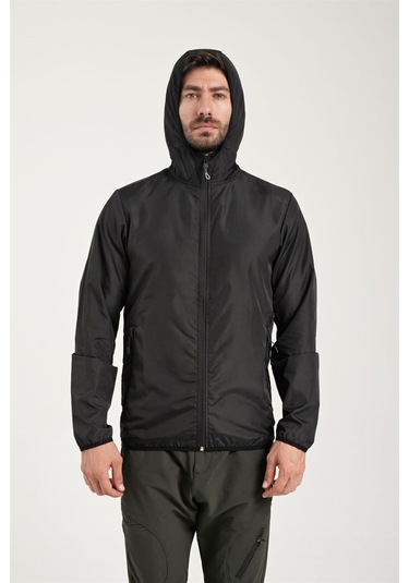 Exuma Erkek Siyah Yağmurluk 1311002-siyah Siyah