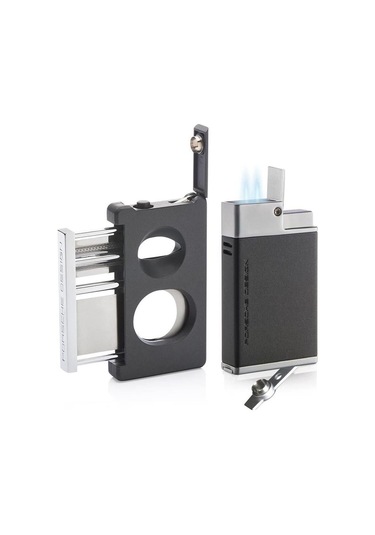 Porsche Design Puro Çakmak Ve Kesici Seti Gray P3631/26