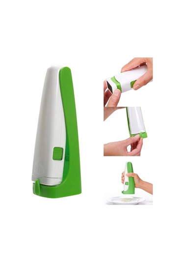 Homyl Sarımsak Basın Zencefil Baskı Doğrayıcı Kesici Kıyma Yeşil