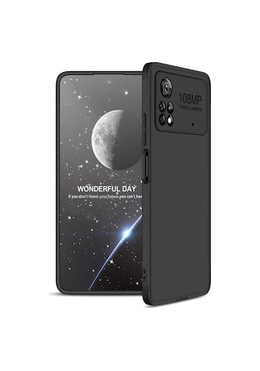 Xiaomi Poco X4 Pro 5g Kılıf Zore Ays Kapak Siyah