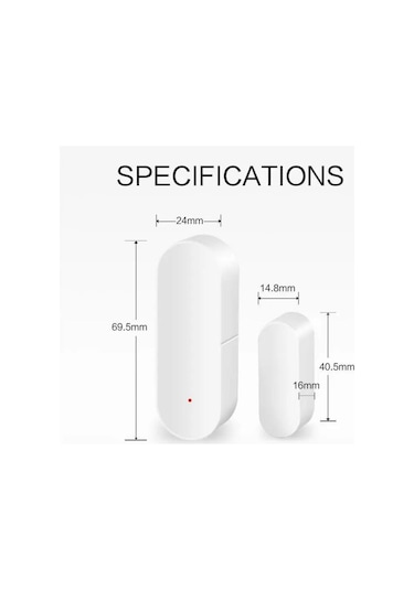 Tuya Destekli Akıllı Wifi Kapı Pencere Sensörü