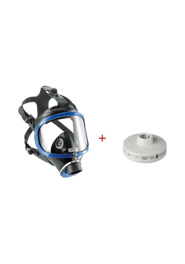 Drager 6300 Tam Yüz Gaz Maskesi+ Drager P3 Filtre