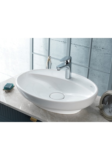 Turkuaz Seramik Cerastyle 60 x 46 CM Tezgah Üstü Çanak Lavabo