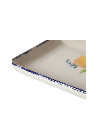 Mudo Home Limon Sunum Tabağı 27x17cm Çok Renkli
