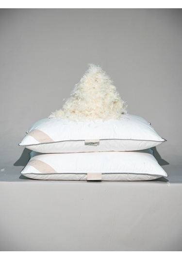 %100 Kaz Tüyü Dolgulu,%30 Gıdık Uyku Yastığı/50x70 1000gr/2 Adet