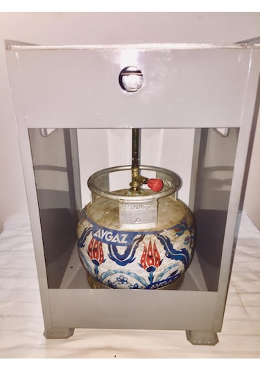 Kıpkıp Küçük Boy Tüplü Mangal Gri