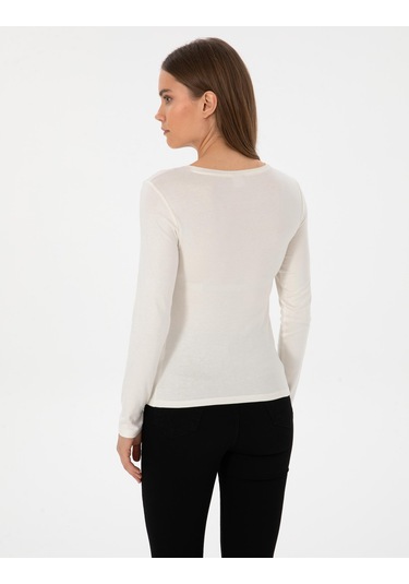 Pierre Cardin Kadın Ekru Bluz Örme 50317061-vr019 Ekru